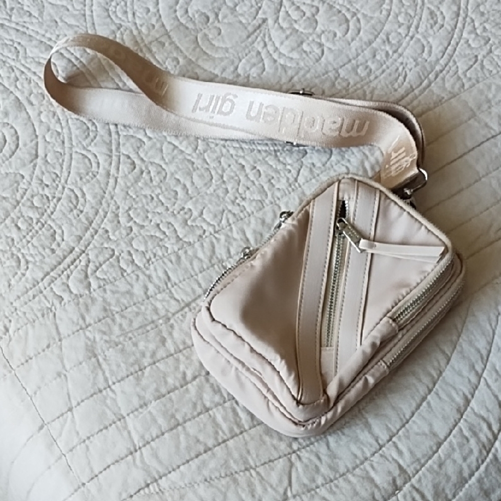 Madden Girl Cream Crossbody Bag